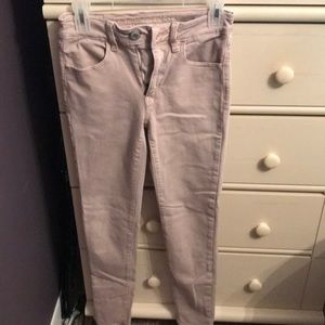 American Eagle size 2 pink high rise jeggings